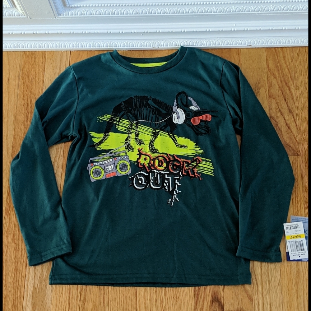 Boys Long Sleeve Pajama Top. Size Medium 8-10. NWT